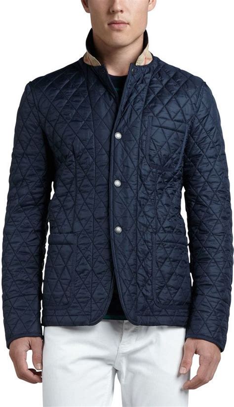 burberry brit quilted sport jacket navy|burberry quilted jacket outlet.